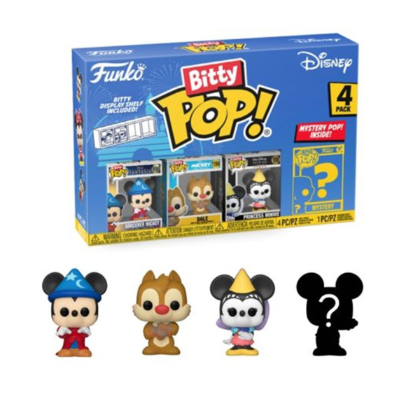 Bitty pop funko disney sorcerer mickey 4pk D