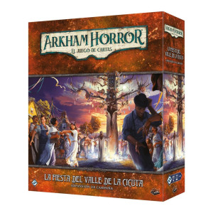 Juego de mesa arkham horror lcg la fiesta del valle de la cicuta expansion campaña edad recomendada 14 años D