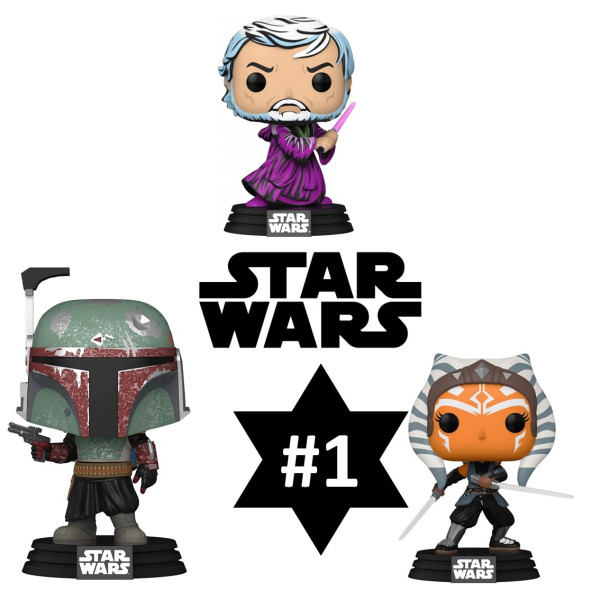 Pack star wars funko exclusivo + 2 versão padrão 1 D