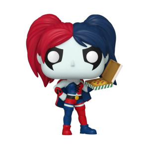 Funko pop heroes dc harley quinn con pizza 65615 D