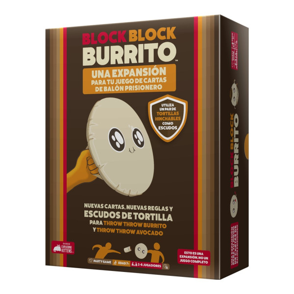 Juego de mesa block block burrito edad recomendada 7 años D