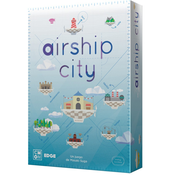 Juego de mesa airship city pegi 14 D