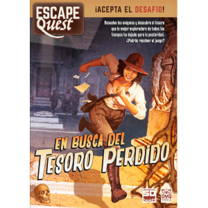 Jogo de mesa escapar quest 1: em busca de livro de formato de tesouro perdido pegi 12 D