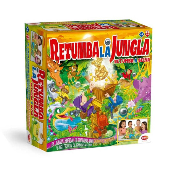 Bizak jogo de mesa rumbles a selva D