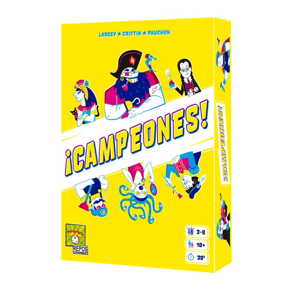 Juego de mesa ¡campeones! edad recomendada 10 años D