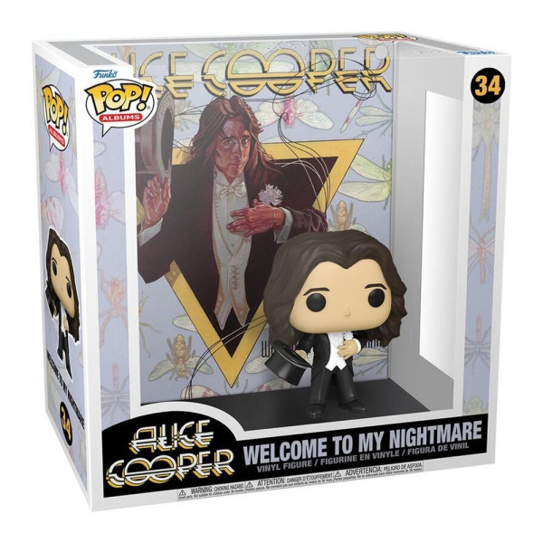 Funko pop álbum alice cooper bem-vindo ao meu pesadelo 64038 D