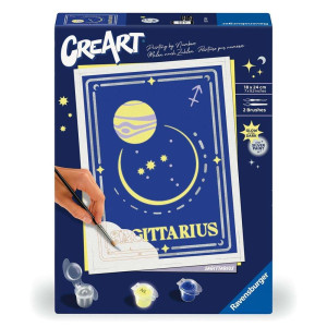 Kit para pintura com números Ravensburger criar série tendência d zodiac: sagitario D