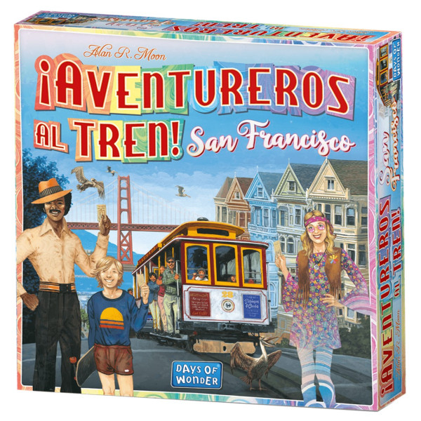 Juego de mesa AVENTUREROS AL TREN SAN FRANCISCO D