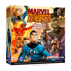 Juego de mesa marvel zombies: fantastic 4 under siege pegi 14 D