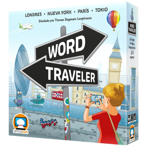 Juego de mesa word traveler D