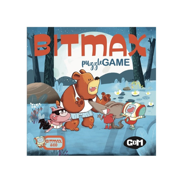 Jogo de mesa gdm bitmax puzzle jogo pegi 4 D