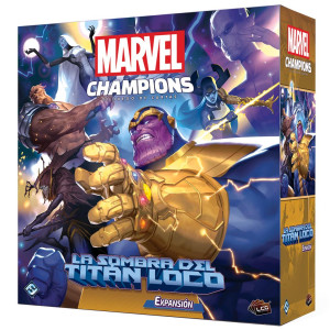 Jogo de tabuleiro dos campeões da Marvel: Shadow of the Mad Titan Pegi 14 D