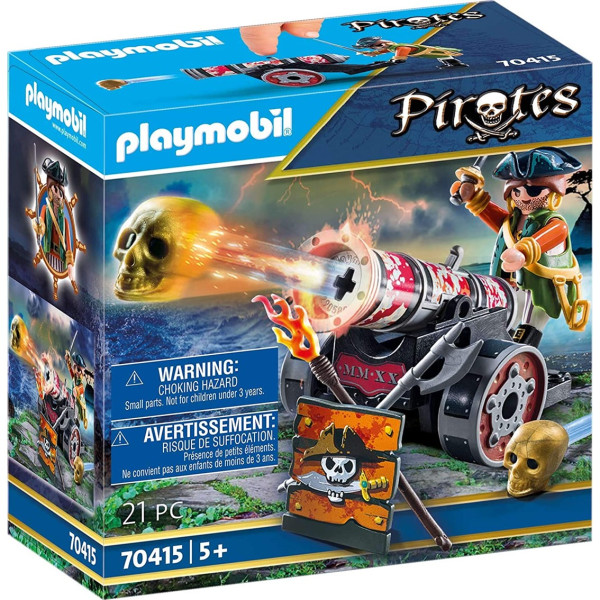 Playmobil pirates pirata con cañon D