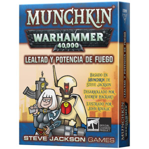 Juego de mesa munchkin warhammer lealtad y potencia de fuego pegi 10 D