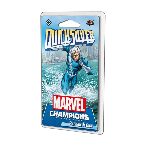 Juego de mesa marvel champions: quicksilver 60 cartas pegi 14 D