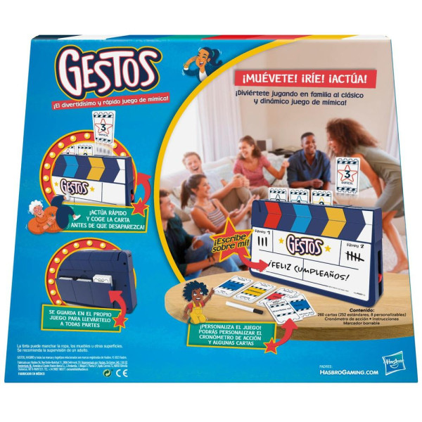 Juego de mesa hasbro gestos D