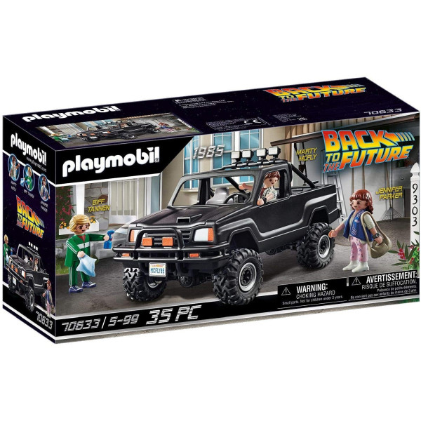 Playmobil regreso al futuro camioneta pick - up de marty D