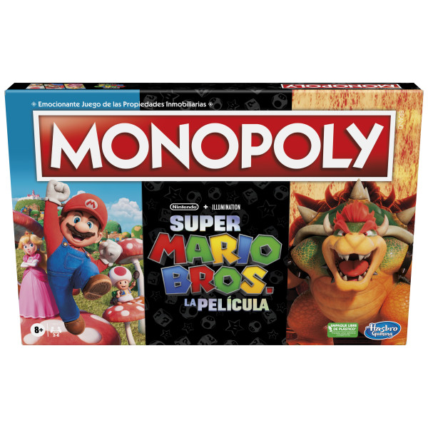 Jogo de tabuleiro monopólio super mario bros o filme D