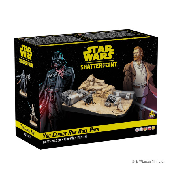 Juego de mesa star wars shatterpoint you cannot run duel pack D