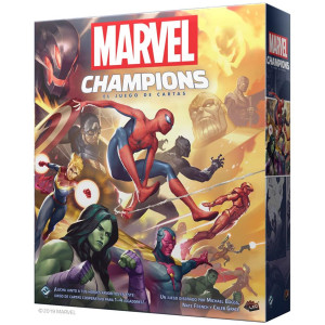 Jogo de tabuleiro dos campeões da Marvel Asmodee: o jogo de cartas Pegi 14 D