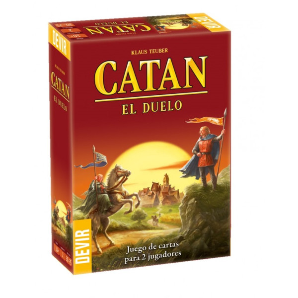 Jogo de tabuleiro devir catan o duelo pegi 10 2 jogadores D