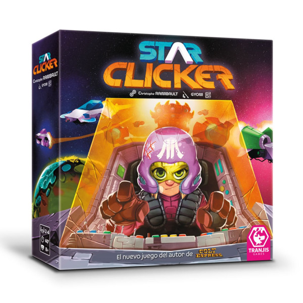 Jogo de mesa de clicker estrela D