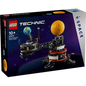 Lego planeta technic terra e lua em órbita D