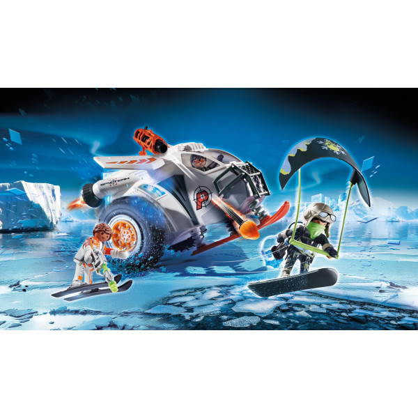 Playmobil espiões equipe de espionagem snow planner D