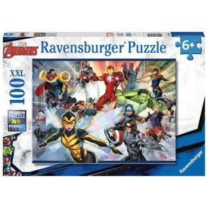 Quebra-cabeça ravensburger vingadores 6+ 100 peças D