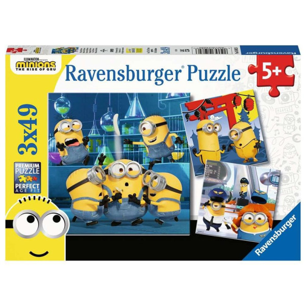 Quebra-cabeça minions ravensburger 3x49 D