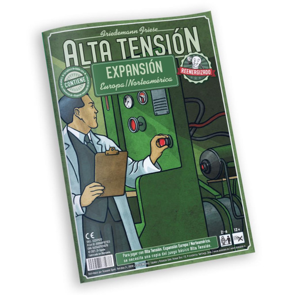 Juego de mesa alta tension expansion europa y norteamerica pegi 12 D