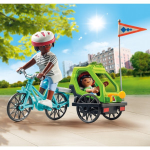 Playmobil especial mais bicicleta de caminhada D