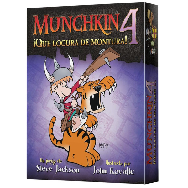 Jogo de tabuleiro Munchkin 4: que montaria maluca!pegi 10 D