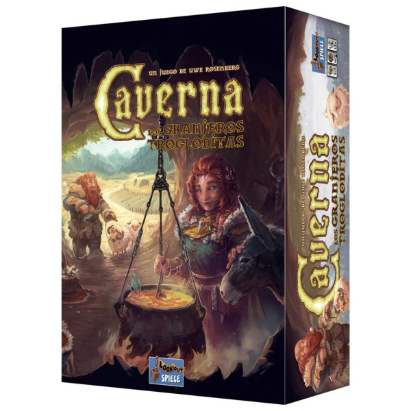 Juego de mesa caverna: los granjeros trogloditas pegi 12 D