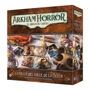 Juego de mesa arkham horror lcg la fiesta del valle de la cicuta expansion investigadores edad recomendada 14 años D