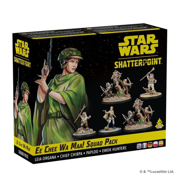 Jogos de mesa estrelas guerras shatterpoint ee chee wa maa! pacote de esquadrão D