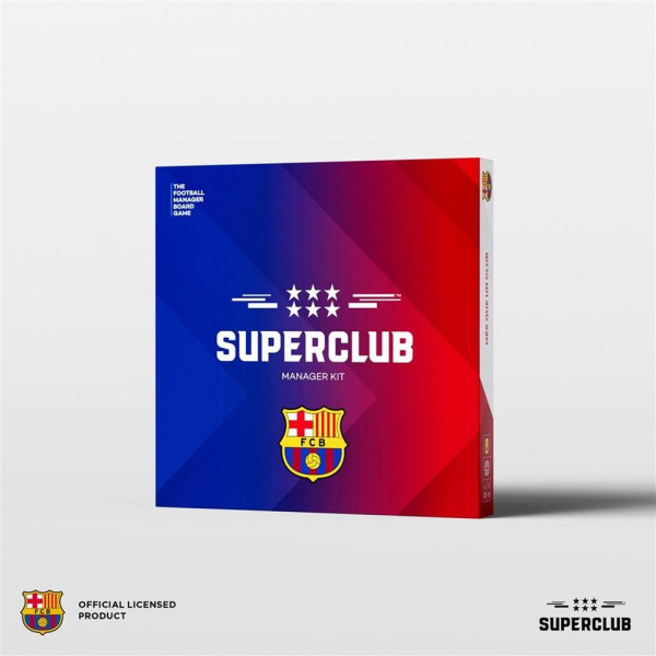 Kit de treinador do Superclub Barcelona, jogo de tabuleiro inglês D