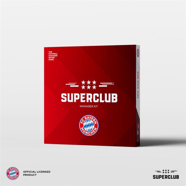 Jogo de tabuleiro Superclub kit de gerente do Bayern de Munique inglês D