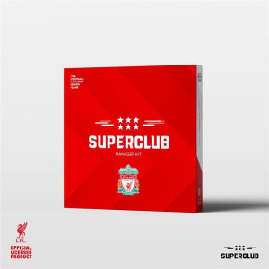 Jogo de tabuleiro Superclub kit de gerenciamento de Liverpool inglês D