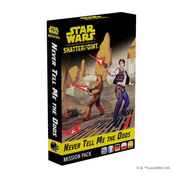 Juego de mesa star wars shatterpoint never tell me the odds mission pack edad recomendada 14 años D