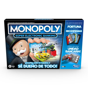 Jogo de mesa hasbro super electronic banking Espanhol D