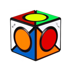 Cubo de rubik qiyi seis mancha preta D