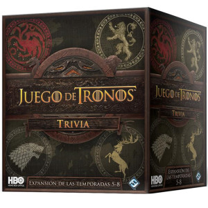 Asmodee jogo de mesa trivia tronos temporada 5 - 8 pegi 18 D