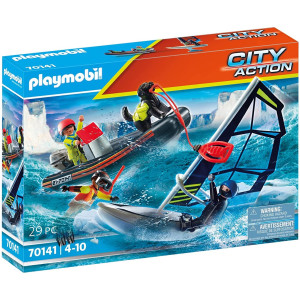 Playmobil Maritime Rescue : Polar Rescue com barco D