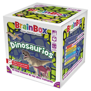 Jogo de tabuleiro Brainbox dos dinossauros Pegi 5 D