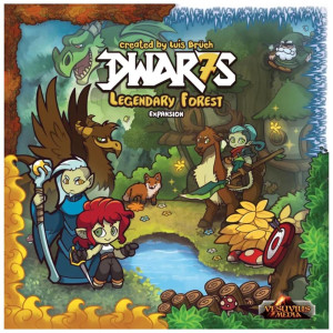 Juego de mesa dwar7s bosque legendario expansion edad recomendada 13 años idioma ingles D