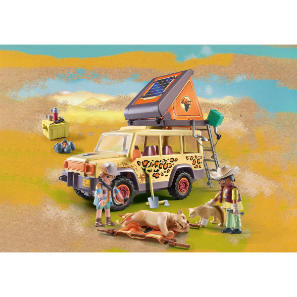 Playmobil wiltopia SUV com leões D