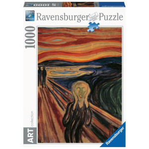 Quebra-cabeça ravensburger munch: o grito 1000 peças D