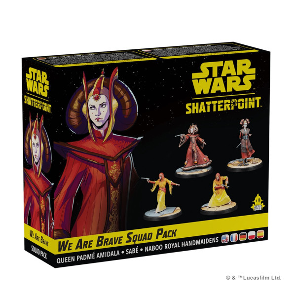 Jogos de mesa estrelas guerras shatterpoint nós somos corajoso esquadrão recomendado idade pack 14 anos D