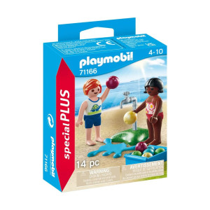 Playmobil crianças com balões de água D